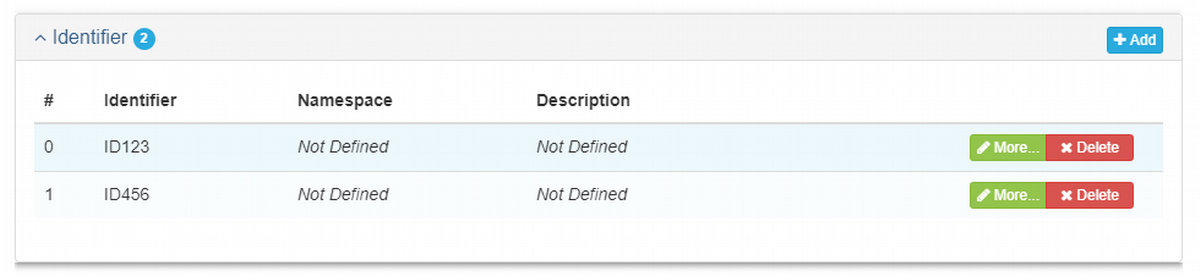 Citation Identifier Array